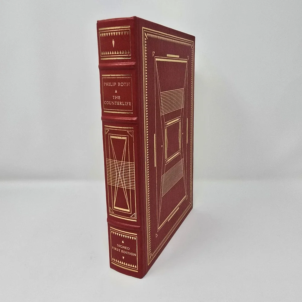 Philip Roth The Counterlife Signed First Edition Franklin Library Leather Bound